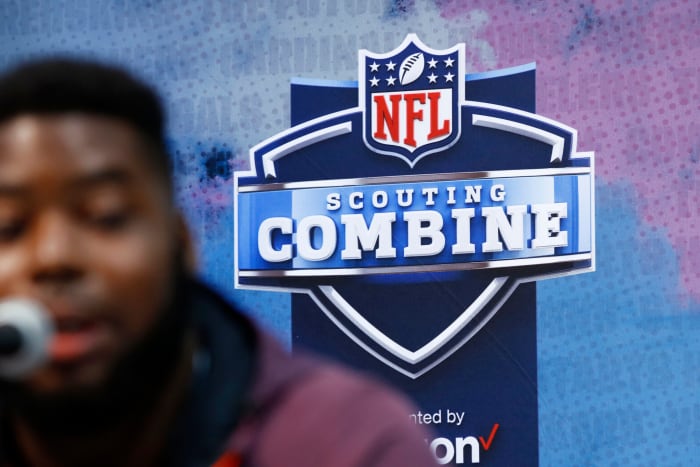 A photo from the NFL Scouting Combine.