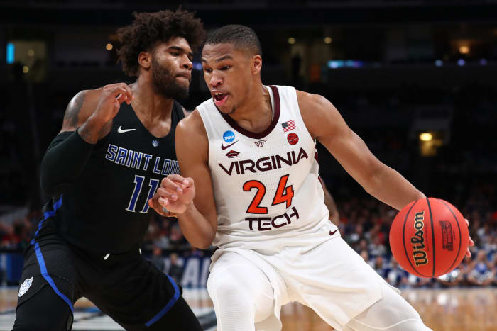 Kerry Blackshear Jr. of the Virginia Tech Hokies.
