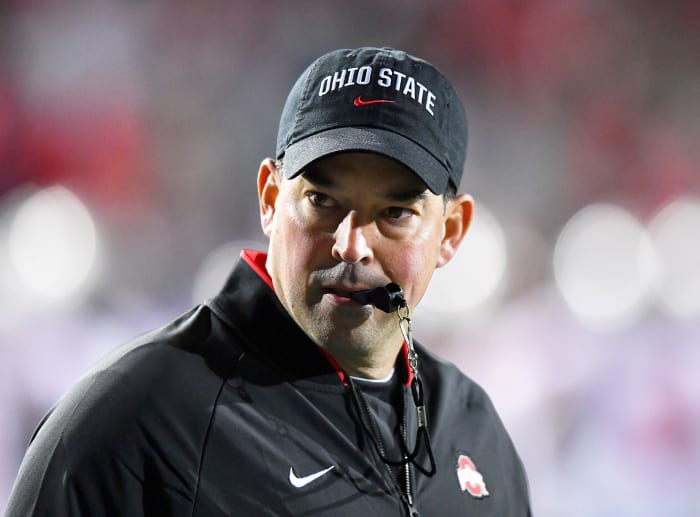 Ohio State head coach Ryan Day during the Buckeyes' game against Northwestern.