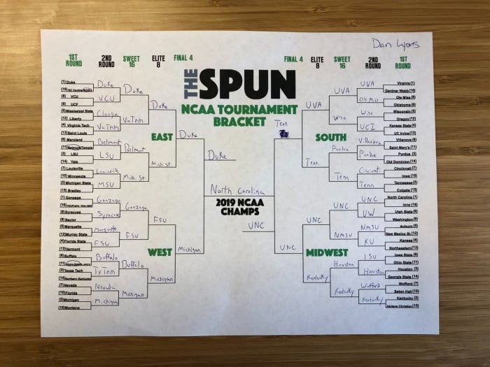 Here's The Only Perfect Bracket Left In ESPN's Bracket Challenge The