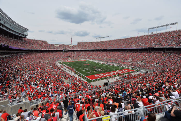 A general view of Ohio State's stadium.