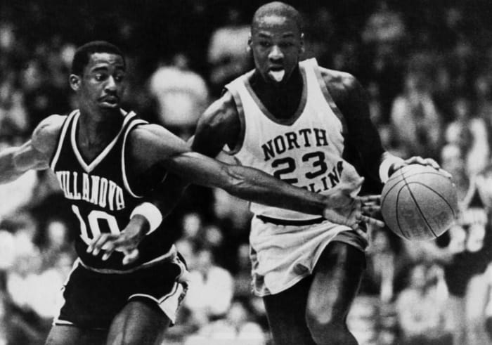 Michael Jordan plays at North Carolina.