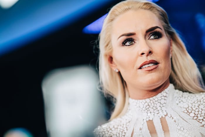 Lindsey Vonn at a 2019 sporting event