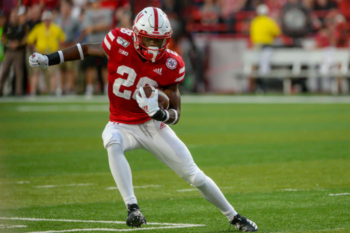 Nebraska running back Maurice Washington against Northern Illinois