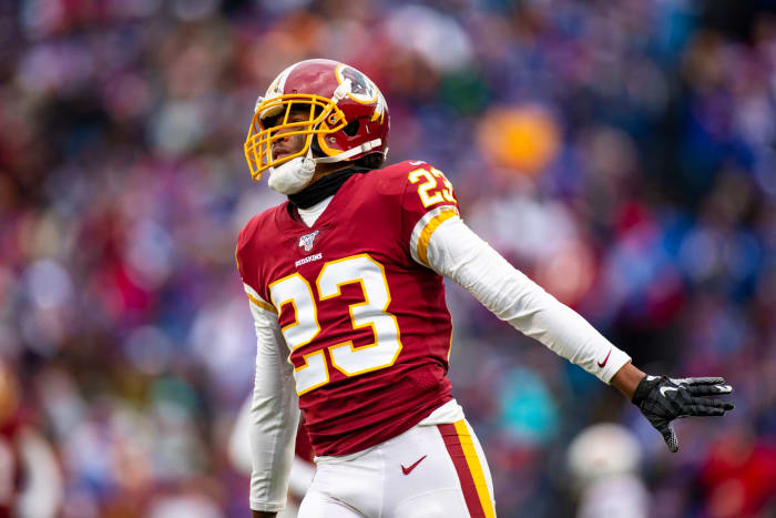 Quinton Dunbar on the field.