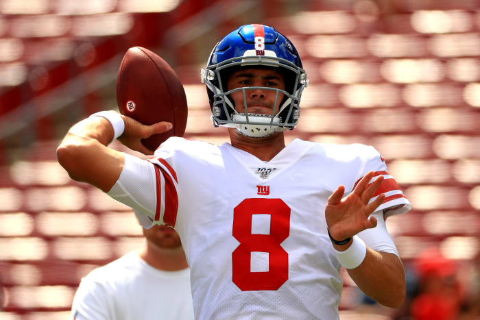 New York Giants rookie quarterback Daniel Jones
