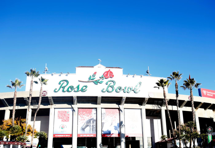 The Rose Bowl game for Iowa vs. Stanford.