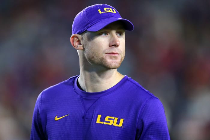LSU passing game coordinator Joe Brady.