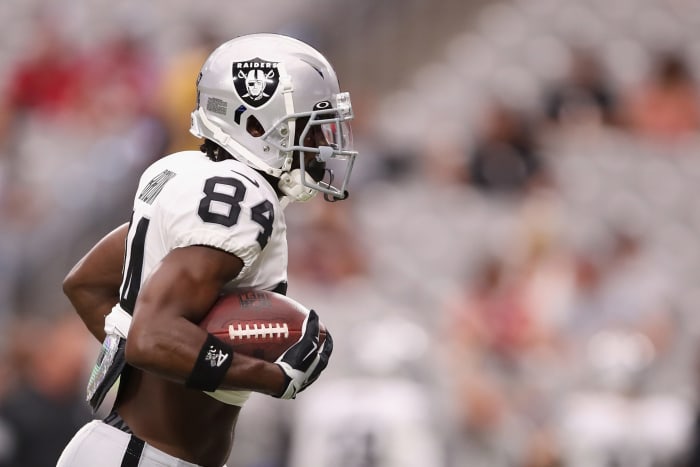 Oakland Raiders wide receiver Antonio Brown