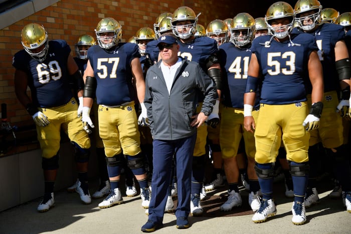 Brian Kelly of the Notre Dame Fighting Irish.