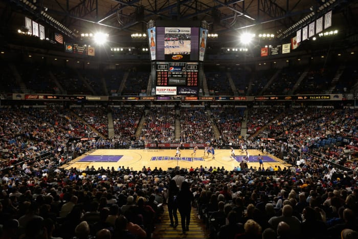 A general view of the Sacramento Kings arena.
