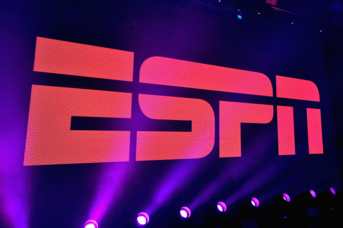 A general photo of ESPN's set.