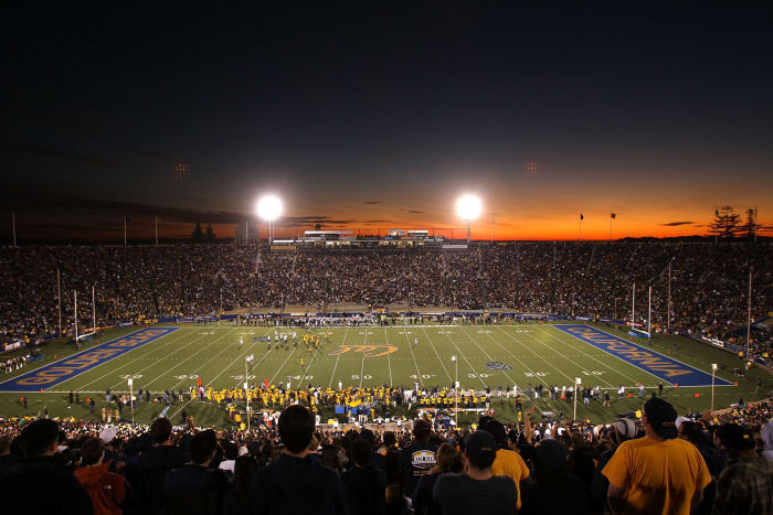 A general view of Cal's football field.