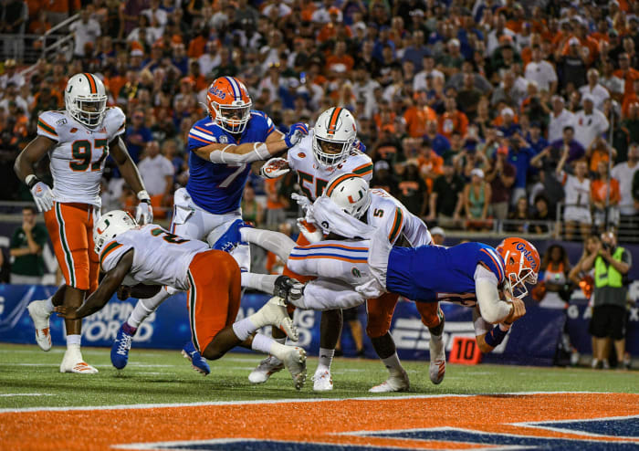 Florida beats Miami in Week 0 of the college football season.