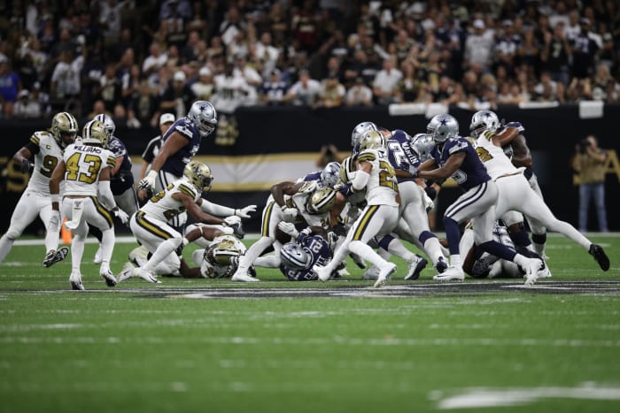 The Cowboys and the Saints on Sunday Night Football.