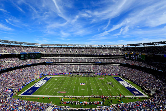A general view of MetLife Stadium during a Giants game.