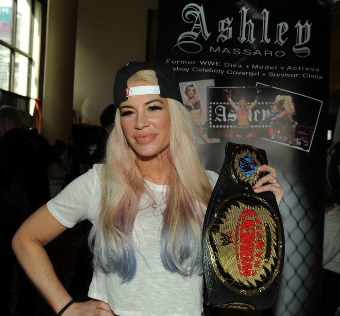 Ashley Massaro at the 2017 Big Apple Con.