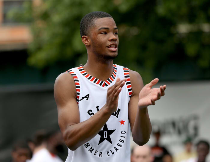 Cassius Stanley at the SLAM Summer Classic in New York.