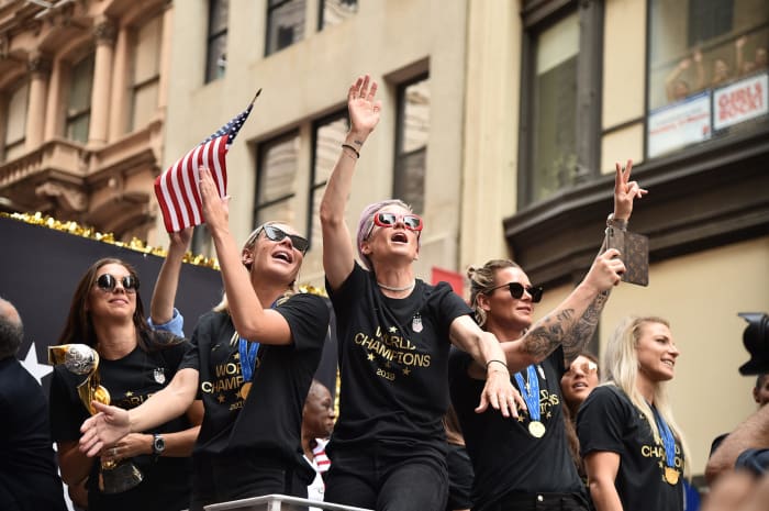 United States women's national team's parade.