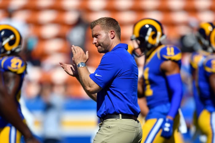 Los Angeles Rams head coach Sean McVay.