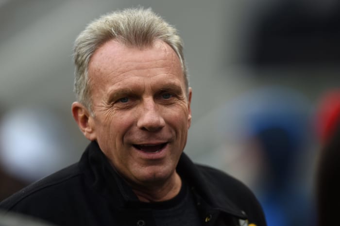 A closeup of Joe Montana.