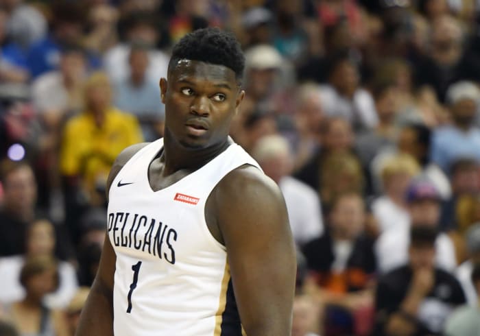 Zion Williamson makes his NBA debut.