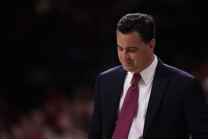 Sean Miller watches on during games against Cal.