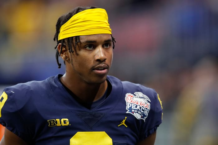 Michigan football wide receiver Donovan Peoples-Jones against Florida.