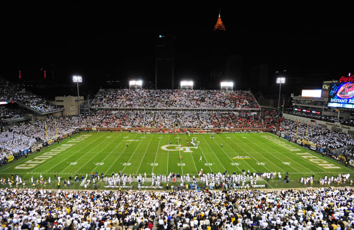 A general view of georgia tech's stadium