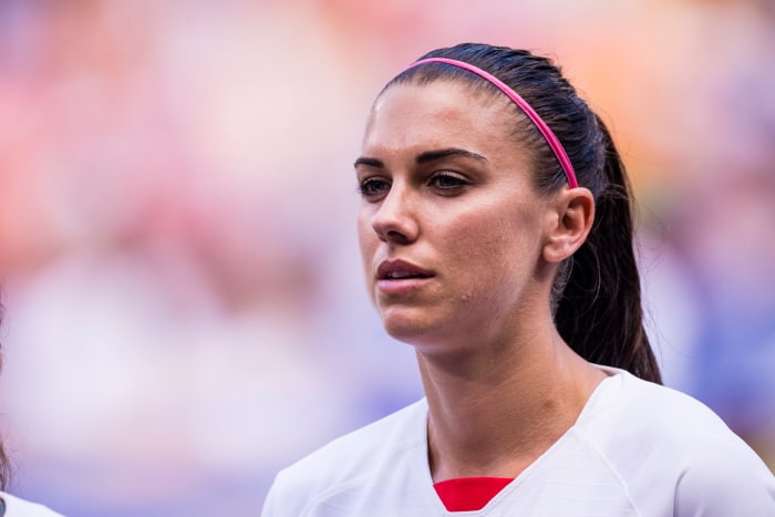 Alex Morgan during the 2019 Women's World Cup final vs. Netherlands.