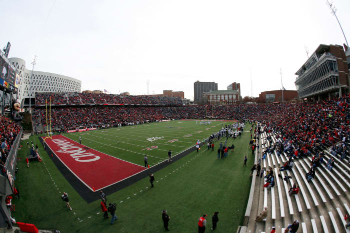 A general view of Cincinnati's football stadium.