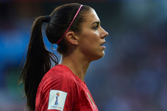 Alex Morgan at the 2019 World Cup.