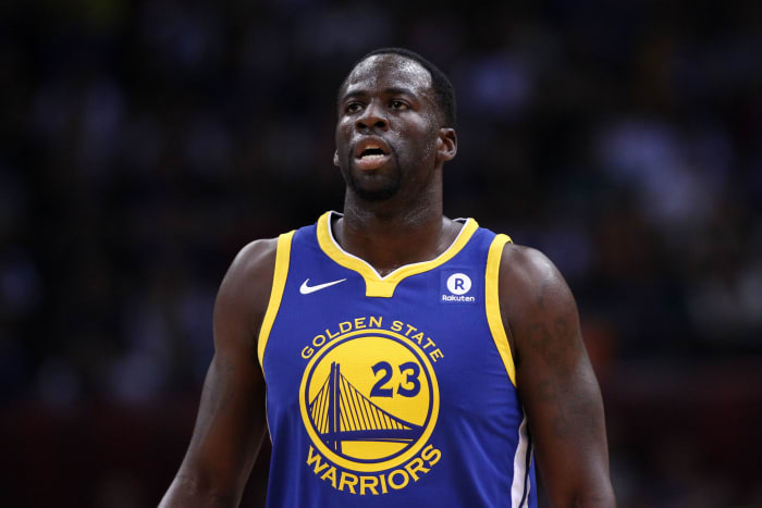 Draymond Green in a Golden State Warriors uniform.