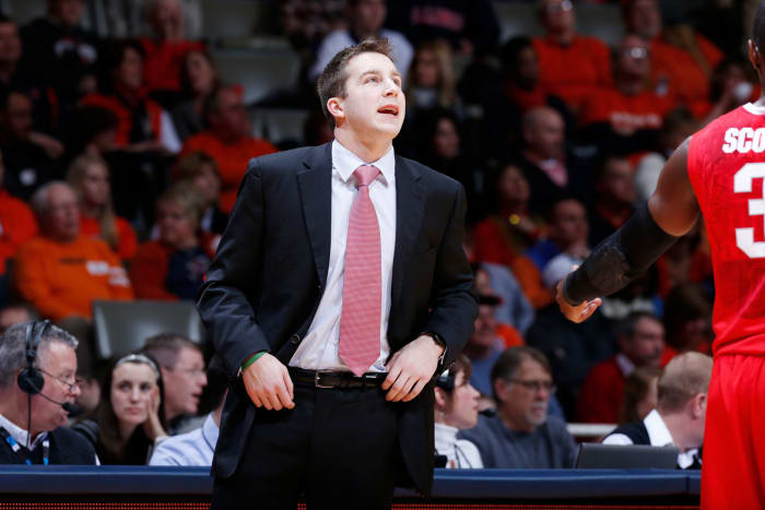 Greg Paulus on the sideline.