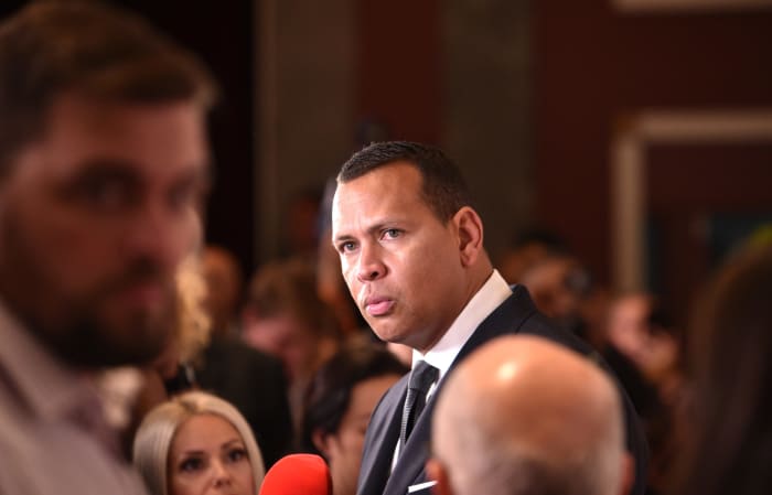A closeup of Alex Rodriguez.