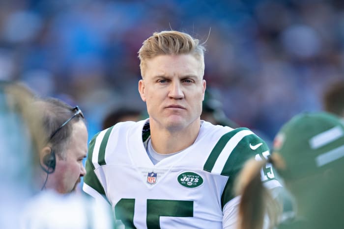 Josh McCown before a game.