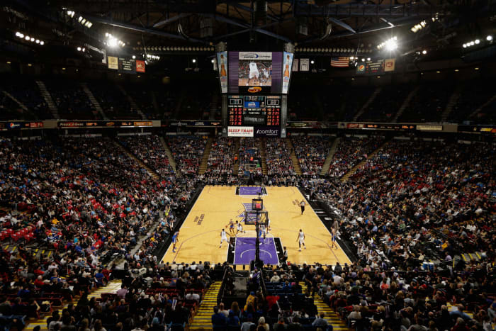 A general view of the Sacramento Kings arena.