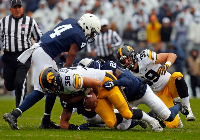 Penn State faces off against Iowa.