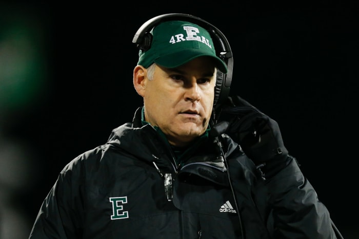 Eastern Michigan head coach Chris Creighton.