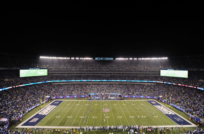 A general view of MetLife Stadium during a Giants game.