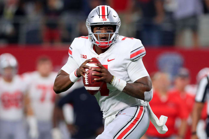Dwayne Haskins plays against TCU.