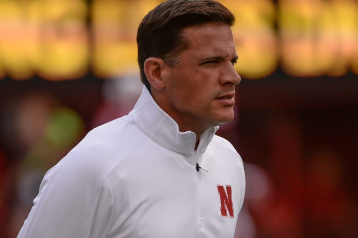 former nebraska dc bob diaco during a game