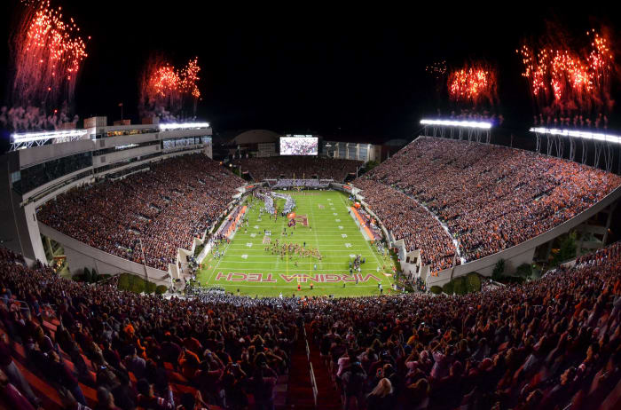 Virginia Tech's Lane Stadium during game against Clemson.