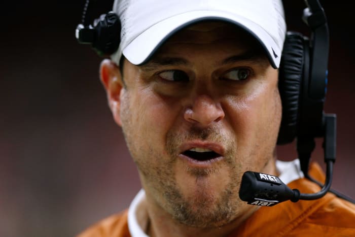 A closeup of Tom Herman.