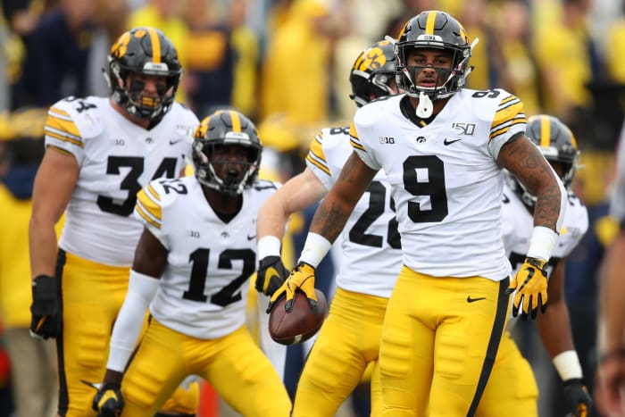 Iowa taking on Michigan in the Big House.
