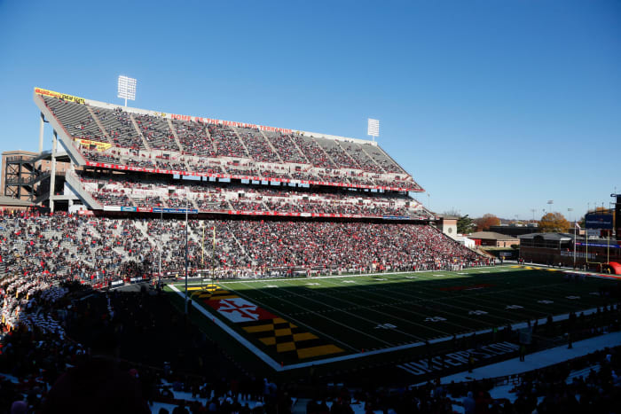 A general view of the Maryland Football Stadium.