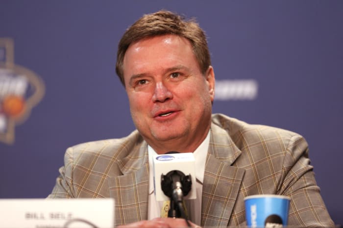 Bill Self Discusses Addition Of Dajuan Harris' To Kansas Program - The Spun