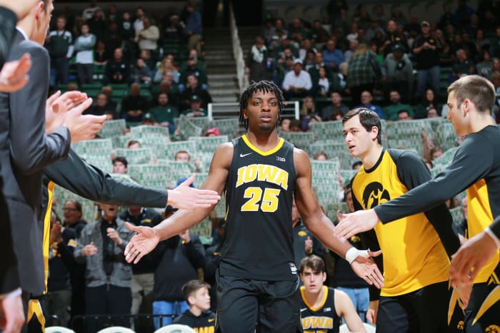 Tyler Cook of the Iowa Hawkeyes