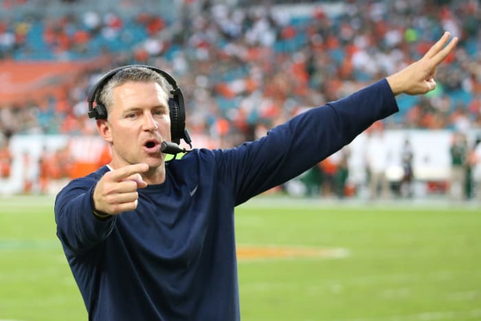Jason Candle calls play for Toledo.