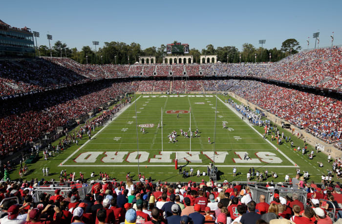 General view of Stanford's football stadium.